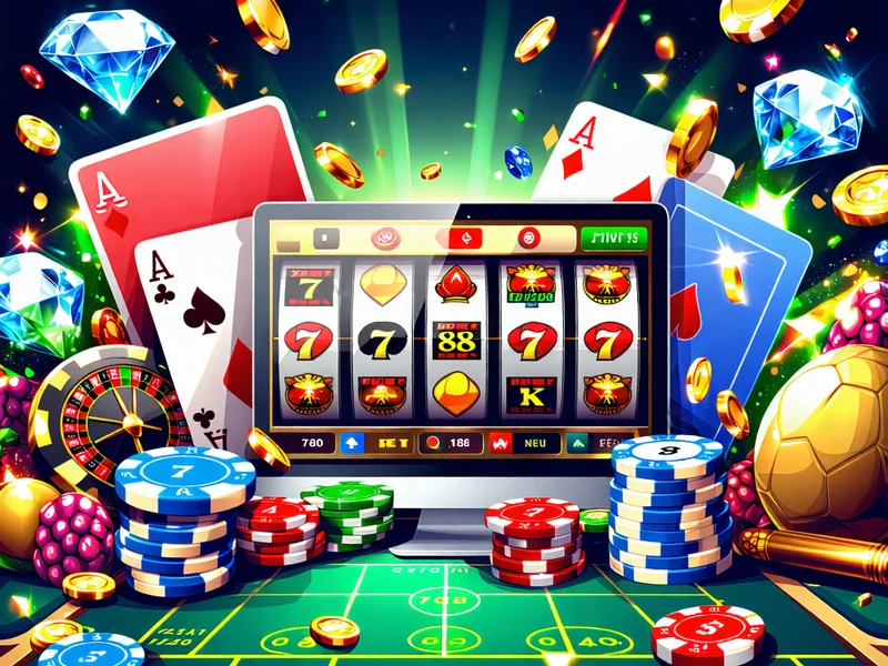 Hình ảnh các loại hình trò chơi giải trí trực tuyến phổ biến như cá cược thể thao, casino trực tuyến và slot game, với logo TK88, TK88 Vietnam, TK88 Việt Nam