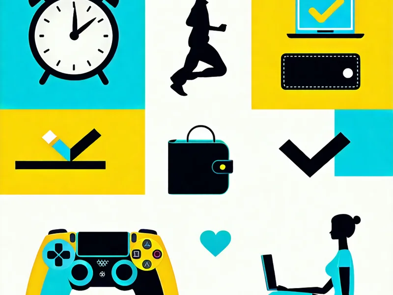 Hình ảnh minh họa các lời khuyên để chơi cờ bạc lành mạnh, với biểu tượng đồng hồ và ví tiền